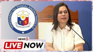 LIVE | Presscon ni Vice Pres. Sara Duterte