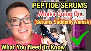 The End Of PEPTIDE SERUMS? - Products Are Vanishing (Heres Why)