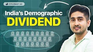 Is India Missing Its Biggest Economic Opportunity? Experts Warn of Demographic Dividend #upsc #ias