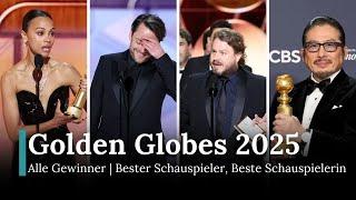 Golden Globes 2025: Alle Gewinner | Bester Schauspieler & Schauspiele | Republic News Deutsch | AA14