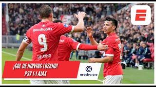 CHUCKY LOZANO dejó fría a la defensa del AJAX y anotó el gol del empate para el PSV | Eredivisie