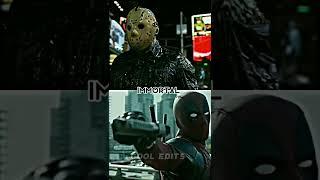 Jason voorhees vs Deadpool who will win the challenge|cool Edits| #shorts