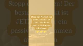 Stopp das Warten! Der beste Zeitpunkt ist JETZT #immobilieninvestment #immobilienkauf #investieren