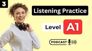 A1 English Listening Practice | English Podcast - Ep. 03 | Ambitious & Lazy People