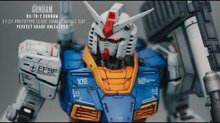 The Perfect Grade Unleashed Gundam │Custom Build │ガンプラ,機動戦士ガンダム,gunpla,全塗装,pguガンダム