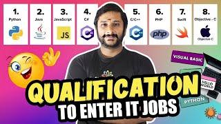 How to get your first IT job Qualification to enter IT | IT careers for Beginners #itjobs in tamil