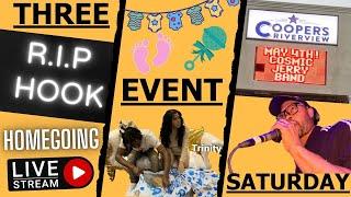 A Three Event Saturday #livestream #babyshower #clubdj