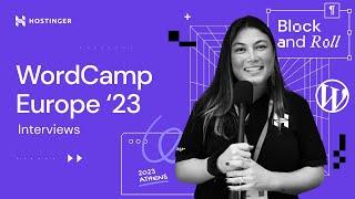 Hostinger x WordCamp Europe 2023 Interviews