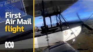 Australia's first sanctioned air mail flight re-enacted | Amazing Australia | ABC Australia