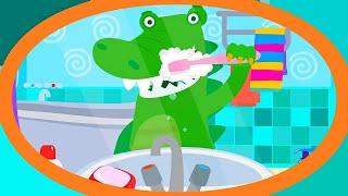 Brush Your Teeth with Meow-Meow Kitty | Healthy Teeth kids song