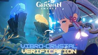 Genshin Impact - Vibro Crystal Verification