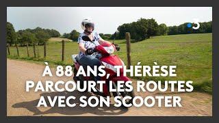 Haute-Saône : à 88 ans, Thérèse est libre comme l'air avec son scooter