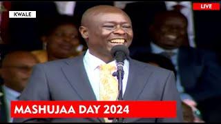 THIS IS WHAT H.E RUTO SAID ABOUT GACHAGUA IN MASHUJAA DAY CELEBRATIONS. #mashujaaday #gachagua