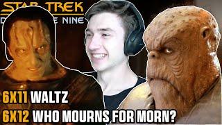 STAR TREK DS9 6x11/6x12 Waltz + Who Mourns for Morn? REACTION!! FIRST TIME WATCHING!