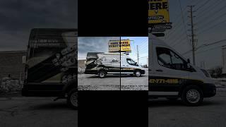 Unlock the potential of your business with our professional van wraps #shorts #vinylwrap
