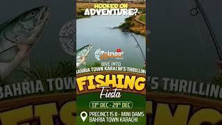 Hooked on Adventure?Dive into Bahria Town Karachi’s thrilling Fishing Fiesta! Bring your gear,