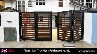 An Yu Aluminium Trackless Folding Autogate | Au Yu Smart Gate