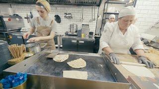Dagestan Dinner at Vasileostrovsky Market in St Petersburg, Russia | Baklykov. Live
