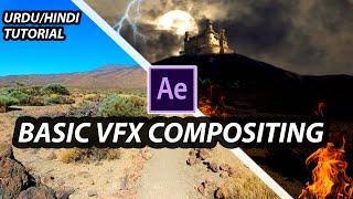 Basic  vfx compositing tutorial in After effects- Urdu/Hindi