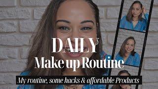 Daily Make up routine for a busy woman- Simple techniques with affordable products. #makeuproutine