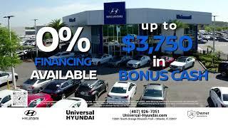 Get our best prices of the year at Universal Hyundai. New Hyundai's starting at under $20k.