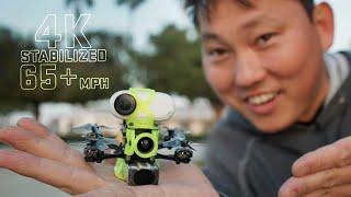 Ridiculously Tiny 4K FPV Drone is Actually Awesome!!! | FlyWoo Firefly + Insta360 go2