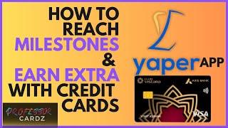 How to complete credit card milestones and Transfer Money to Account? #Yaper #sponsered @ad