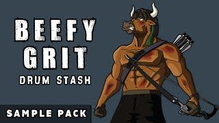 BEEFY GRIT DRUM STASH | Sample Pack (Lo-Fi Boom Bap Drum Kits)