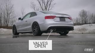 Audi B8 S5 3.0T Resonated Valved ECS Exhaust