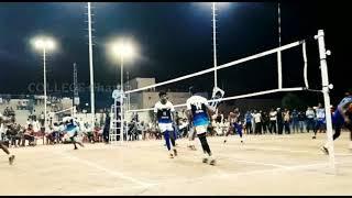 Youth U(21) nationals volleyball match Karnataka team spike by #rakesh raki