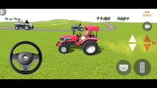 MAHINDRA TRACTOR MATTI LODING TOCHAN TRACTOR 3DX JCB INDIA GAME VIDEO #youtubevideo