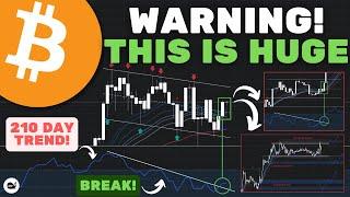 Bitcoin (BTC): A MAJOR Signal Flashed For The First Time In 210 DAYS! (WATCH ASAP)