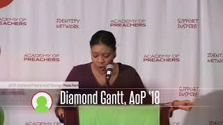 2018 National Festival of Young Preachers  Diamond Gantt, AoP '18