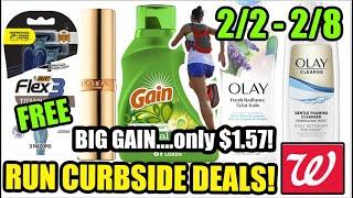 WALGREENS RUN ‍️CURBSIDE DEALS (2/2 - 2/8) | ** Cheap Gain/Olay & more!