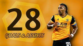 Adama Traoré - All Goals & Assists for Wolves