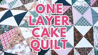 Free Layer Cake Quilt Pattern | No Background Fabric Needed!