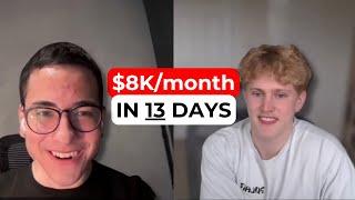 He went from nothing to $8k /Month with ONE skill