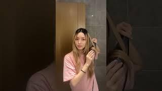 Lazy ends, pretty vibes #hairtok #hairstyle #haircare #hairtutorial