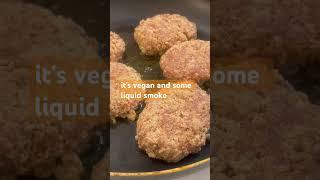 Vegan burger steaks