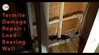 Repairing Termite Damaged Sill Plate in Load Bearing Wall