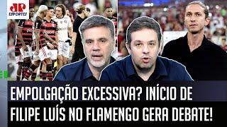 "O Filipe Luís NÃO TEM CULPA NENHUMA DISSO, cara! São os OUTROS que ESTÃO FALANDO que o Flamengo..."