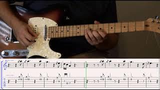 House of the Rising Sun Melody for Electric Guitar with Tablature