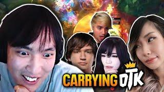 CARRYING @OTKchannel IN LEAGUE | Doublelift Flex Queue Friday