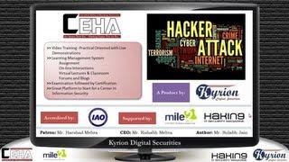 Certified Ethical Hacking Associate - Demonstration