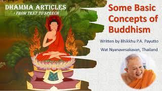 Some Basic Concepts of Buddhism