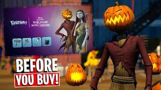 PUMPKIN KING & SALLY BUNDLE! Before You Buy (Fortnite Battle Royale)