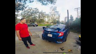 How to install Honda Civic Type-R wing on a Honda Civic SI Sedan