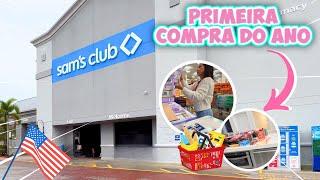 PRIMEIRA COMPRA DE 2025 NO SAM’S CLUB! ATACADÃO NOS ESTADOS UNIDOS 