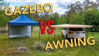 Choose the RIGHT Camping Shelter (gazebo vs awning)