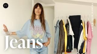 French Girl's Jeans Guide: In The Closet of An Art Director (5 Jeans Looks)